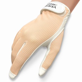 Caddy Classic Ladies Golf Glove Women | Various Stylish Mesh Design for High Breathability | Womens Golf Gloves Left Hand & Right Hand | Premium Leather Construction for Comfortable Fit