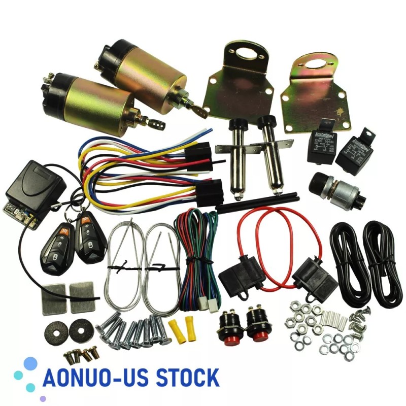 AONUO-US New 85 lb 2 Doors Popper Solenoid Street Rat