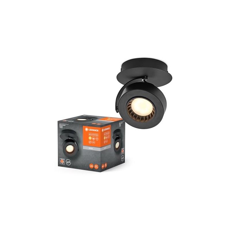 LEDVANCE DECOR Venus Spot Light, 5.5 W, 210 lm, Black,