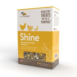 FLOCKLEADER Shine, Functional Poultry Treats for Skin and Feather Support, 1.5 lb