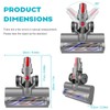 Vacuum Cleaner Floor Brush Head Replacement with LED Light for