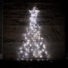 Lights4fun Christmas Outdoor 160 Dual Colour LED Shooting Star Hanging