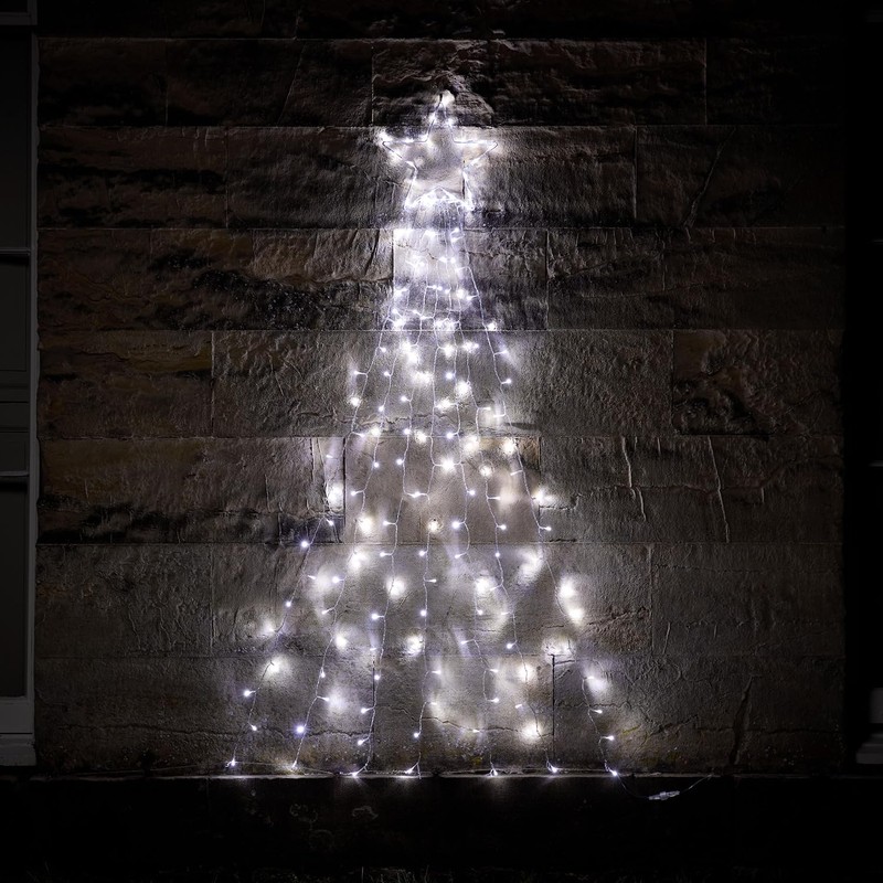 Lights4fun Christmas Outdoor 160 Dual Colour LED Shooting Star Hanging