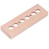 DIY Glow Tube Clock Kit 4 Lamps Beech Wood Enclosure