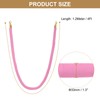 PATIKIL 4 Feet Pink Velvet Stanchion Rope, 6 Pack Crowd