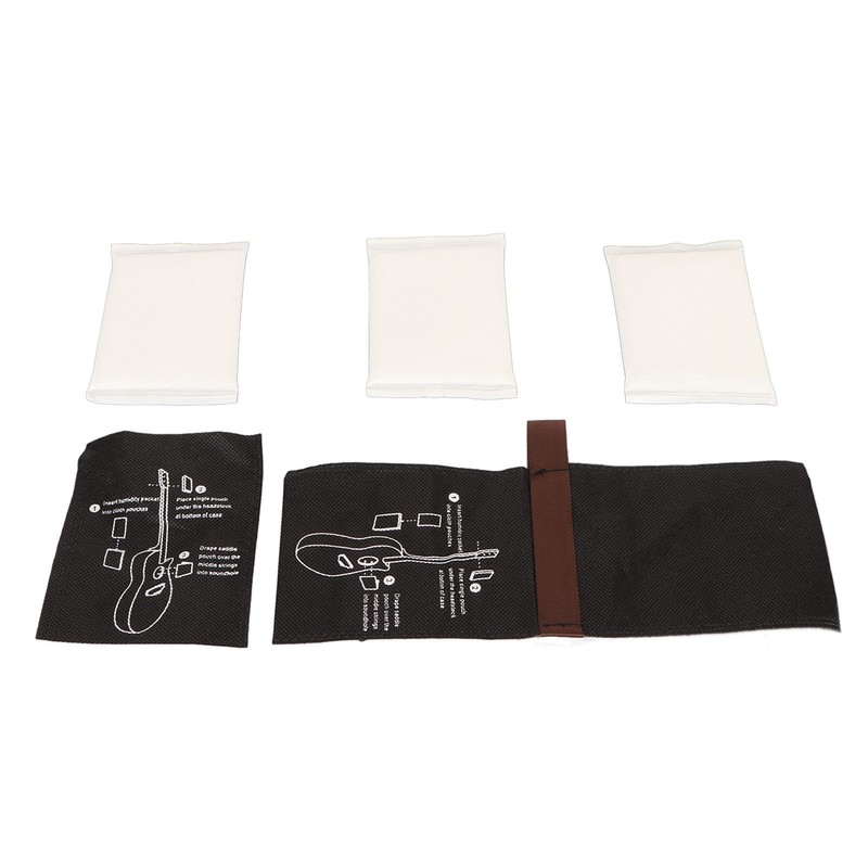 3PCS Guitar Humidifier Packs Humidity Control Bag Dual Way Humidification