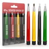 Fiberglass Pen Scratch Brush Set - Jewelry Cleaning Brush with