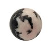 Pandiui23 Natural Polished Zebra Ball, Polished Crystal with Energy Properties,