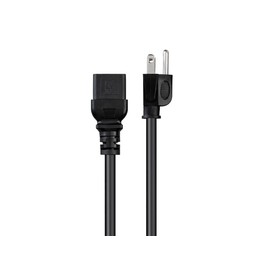 Monoprice USB Type-A to USB Type-B 2.0 Cable - Gold Plated Connectors, 5-Pack, 28/24AWG, 6 Feet, Black