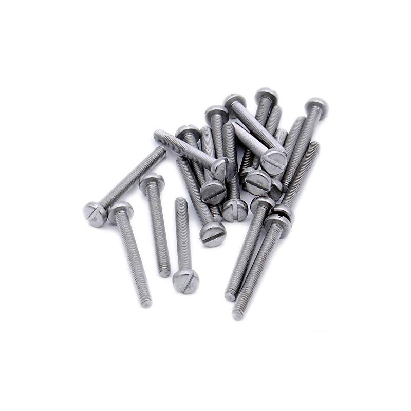 M2 (2mm x 20mm) Slot Pan Machine Screw (Bolt) -