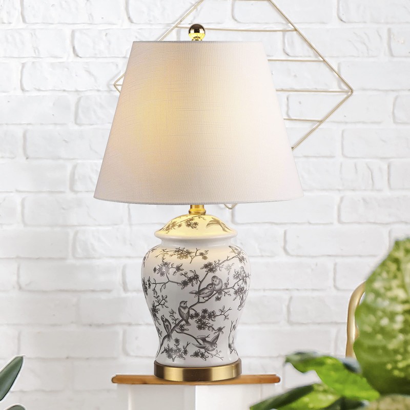 JONATHAN Y JYL3005C Penelope 22" Chinoiserie Classic LED Table Lamp