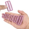 sourcing map 25Pcs Plastic Slide Buckle, 1 1/2" Tri-Glides Slides,
