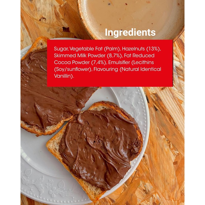 AGADE MiniNutella Snack Pack Box,Chocolate Spread–20x15g Single-Serve with Individually Wrapped