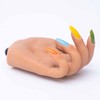 Nail Training Practice Hand Professional Bendable Silicone Female Mannequin Hand