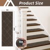 COSY HOMEER Edging Stair Treads Non-Slip Carpet Mat 28inX9in Indoor