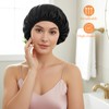 Sibba Shower Cap Elastic Shower Bonnet Caps Bath Hair Wrap