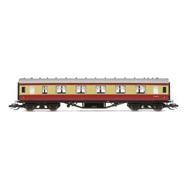 TT:120 Hornby Coach Car - TT4036 BR 57' Corridor First, M1063M - Era 4 Train Toy, TT Gauge Carriage for Train Set, Rolling Stock Models for Adults - 1:120 Scale Model Gift