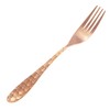 7.28" Copper Dinner Forks Copper Dinner Forks, Mirror Finish &