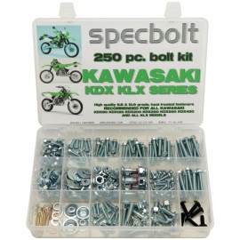 SPECBOLT Bolt Kit Kawasaki KDX175 KDX200 KDX220 KDX225 KDX250 KLX KLR110