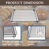budimer Set of 2 Cooling Racks with Folding Legs，for Cooking,