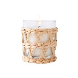 MERSEA Summer in Provence Seagrass Candle, Scented Candle with Handwoven Seagrass Holder (4 oz)