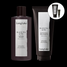 Longtake [Longtake] Black Tea and Fig Softening Shampoo + Treatment