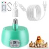 Gulfmew 1 Pack Chicken Coop Heater with Remote Control, Timing