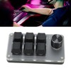 6 Key Mini Keypad with Knob RGB Light Blue Switch