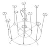 Skewer Stand Stainless Steel Vertical Barbecue Skewers Holder Fryer Accessories