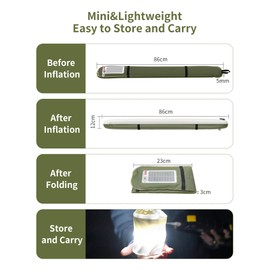 ztarx Inflatable LED Light Portable Lightweight Multicolor Camping Light Trip