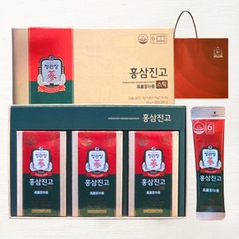 CheongKwanJang Red Ginseng Jingo 10g x 30 pieces + gift bag, 300g, 1 piece / 정관장 홍삼진고 10g x 30개입 + 선물가방, 300g, 1개