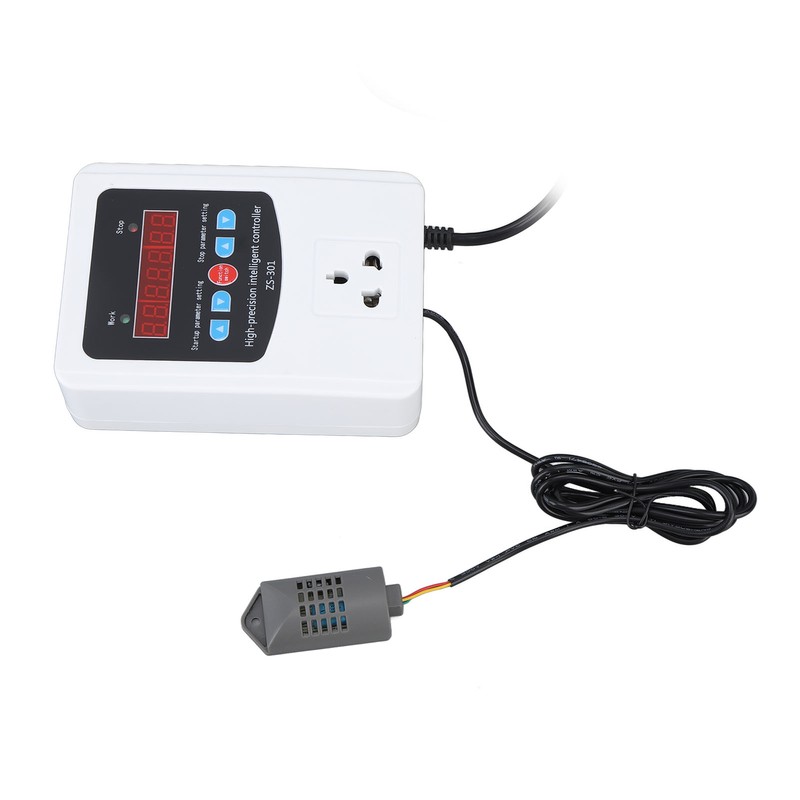 1500W Digital Humidity Controller LCD Display Humidistat Plastic Timing Air