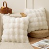 MIULEE Beige Cushion Cover, 40 x 40 cm, Set of