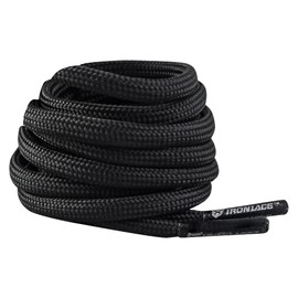 IRONLACE - Paracord 550 Laces Type III, Heavy-Duty, Universal Boot & Shoe Laces, Stretchable Nylon, 550-Pound Breaking Strength, 9/64 Inch (3.5mm) Tip Diameter