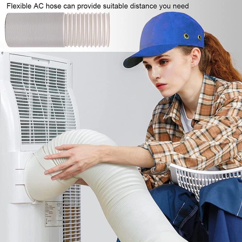 5.1 Inch Portable AC Air Conditioner Hose Anti-Clockwise Thread &