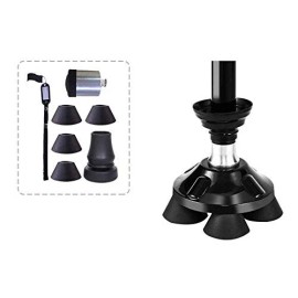 Bigalex 4Tips Replacement for Folding Walking Cane(Mg Alloy Base)