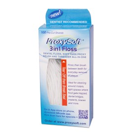 Thornton/ProxySoft 3-in-1-Zahnseide – 100 Stränge