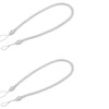 2pcs Grey Curtain Tiebacks 59CM Polyester Curtains Tied Rope For