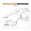 LIGHTFOX LED Light Bar Wiring Harness Kit-14AWG Wiring Kit with