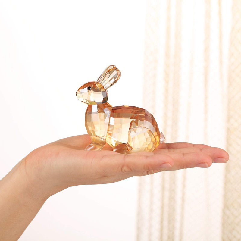 Crystal Bunny Rabbit Animal Collectable Figurine Cute Figurine Birthday Gifts