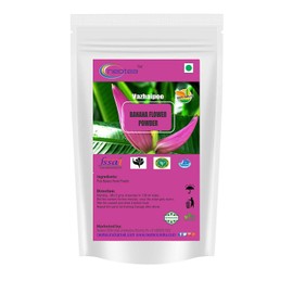 Neotea Musa Flower Powder | Vazhaipoo Powder | Organic Banana Flower Powder | Rich in Fiber | Gluten-Free, Vegan Superfood | Ideal for Smoothies, Baking, & Cooking | 100% Natural, Non-GMO 300 GM