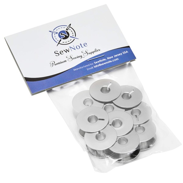 SewNote 10 Bobbins Made for Juki TL2010Q, TL2000Qi, TL 98E,