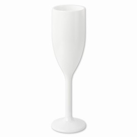 Schramm® Reusable Champagne Glasses in White Choice of 6, 12, 24 or 48 Pieces 150 ml Champagne Glass Champagne Flutes Champagne Flutes Stemmed Glass Champagne Glasses Capacity Size: Pack of 6