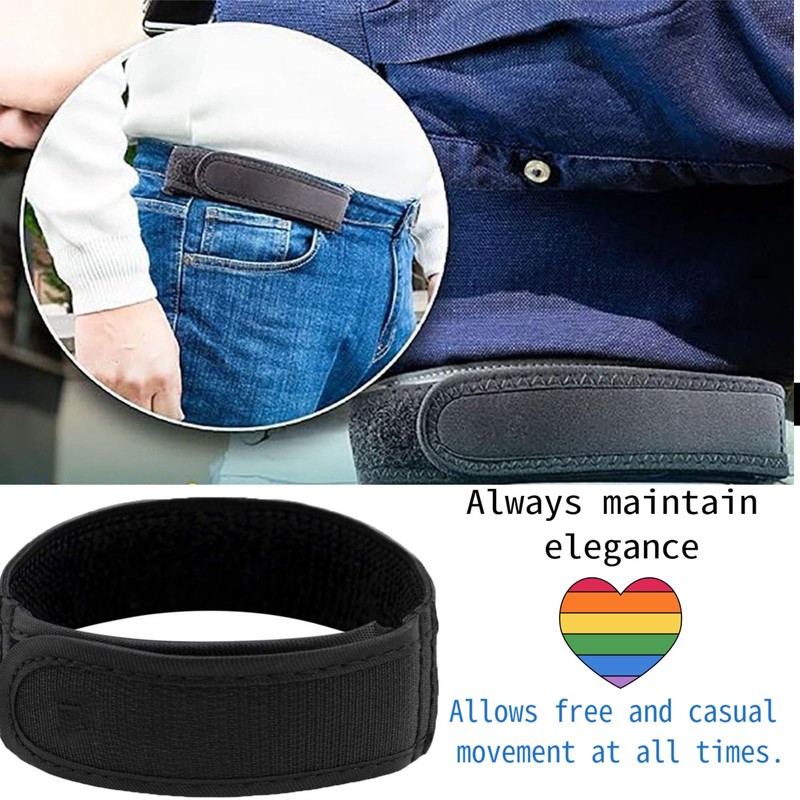 DAJING No Buckle Belts for Men 2 Pack - Stretch