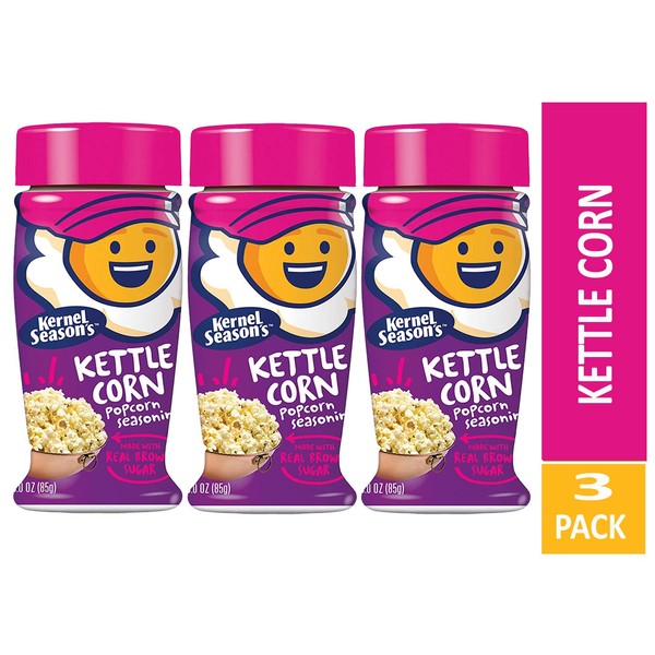 Kernel Season's Popcorn Seasoning, Kettle Corn 2.85 Ounce - Pack of 3