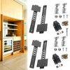 JAXYOOM Pocket Door Hardware Slide for Cabinets with Hinges,Magnetic Heavy