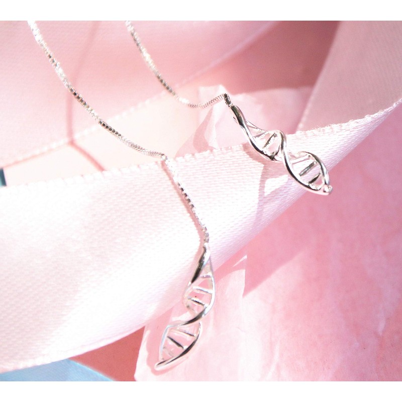 Helen de Lete Fashion 925 Sterling Silver DNA Earrings No_Stone,