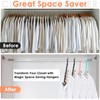 Closet Organizers and Storage, Sturdy Space Saving Hanger for Heavy