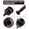 Supply Giant SU3227 Accordion Toilet Plunger, Unclogs Sinks, Toilets, and