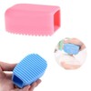 AKOAK 2 Pcs Candy Color Blue and Pink Silicone Washboard